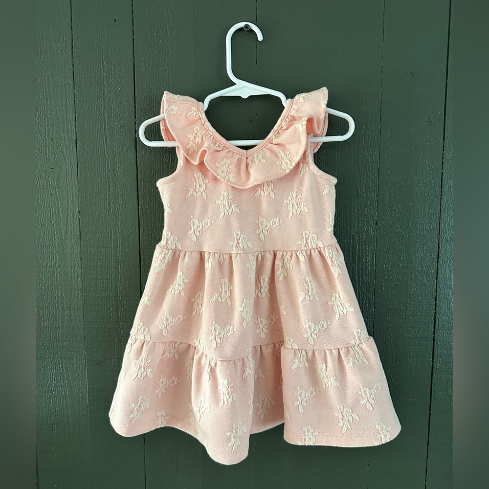 Janie & Jack Light Pink Floral Dress
